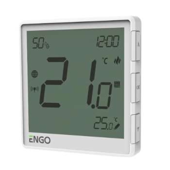 ENGO EONEBATW Internetowy, natynkowy regulator temperatury ZigBee, akumulatorowy