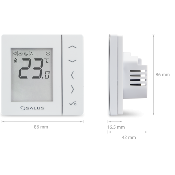SALUS VS35W Podtynkowy, przewodowy, cyfrowy regulator temperatury - dobowy 615132933