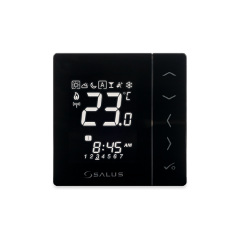 SALUS Natynkowy, bezprzewodowy, cyfrowy regulator temperatury - bateryjny VS20BRF 615172640