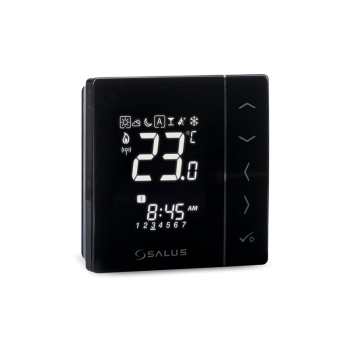SALUS Natynkowy, bezprzewodowy, cyfrowy regulator temperatury - bateryjny VS20BRF 615172640