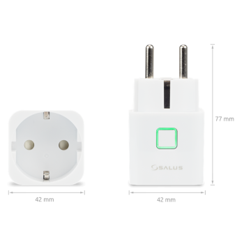 SALUS Smart Plug  biala inteligentna wtyczka SPE600 615171350